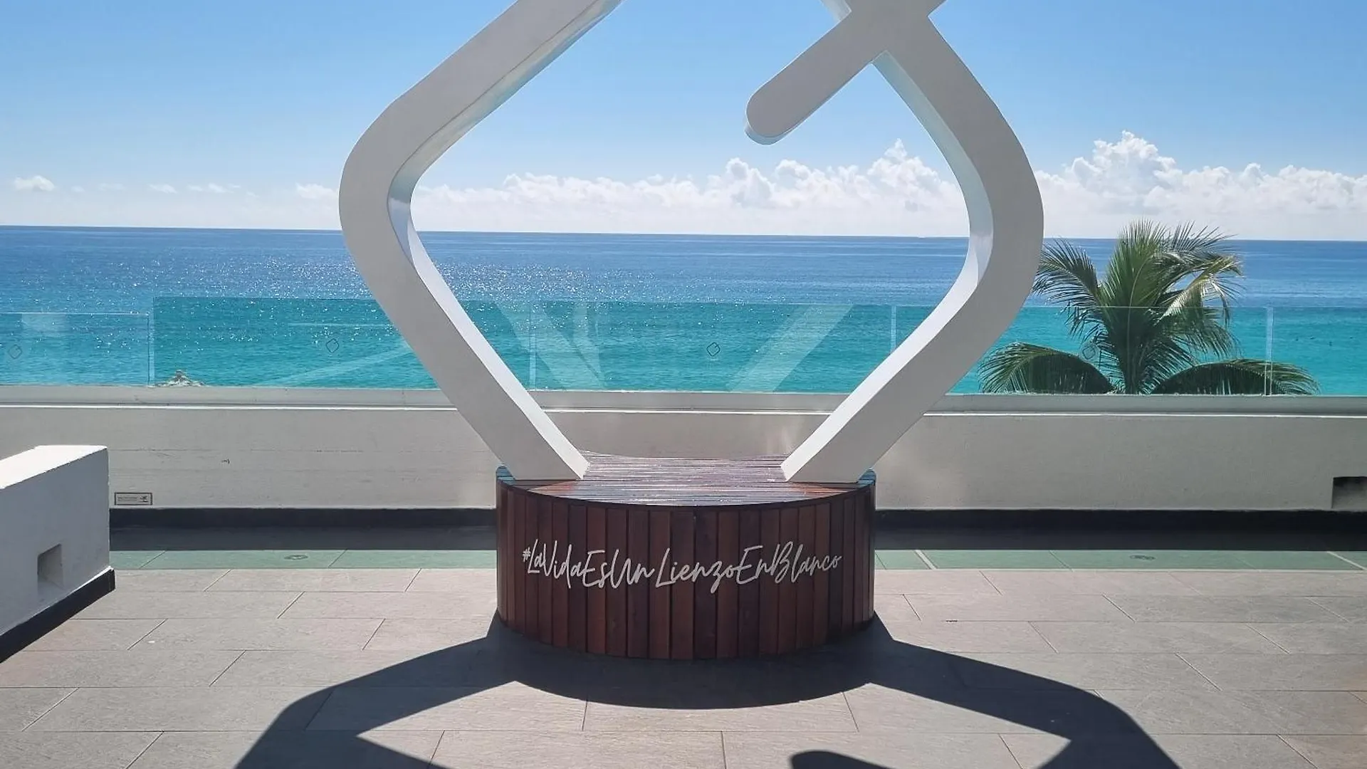 Apartmán Hermoso Estudio Frente Al Mar, Balcon, Gym 3504 Cancún