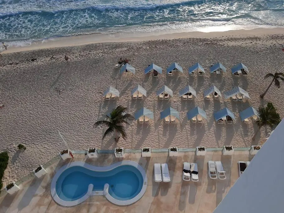 Hermoso Estudio Frente Al Mar, Balcon, Gym 3504 Канкун