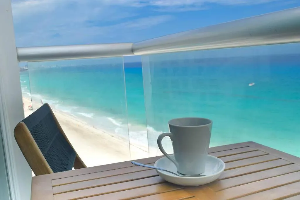 Апартаменты Hermoso Estudio Frente Al Mar, Balcon, Gym 3504 Канкун