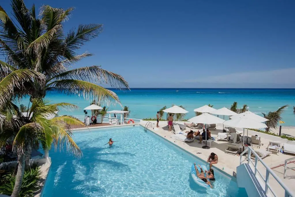 Hermoso Estudio Frente Al Mar, Balcon, Gym 3504 Канкун 0*,