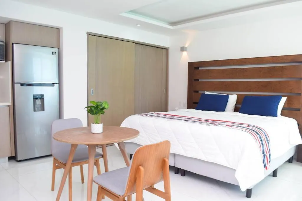 Hermoso Estudio Frente Al Mar, Balcon, Gym 3504 Канкун Апартаменты