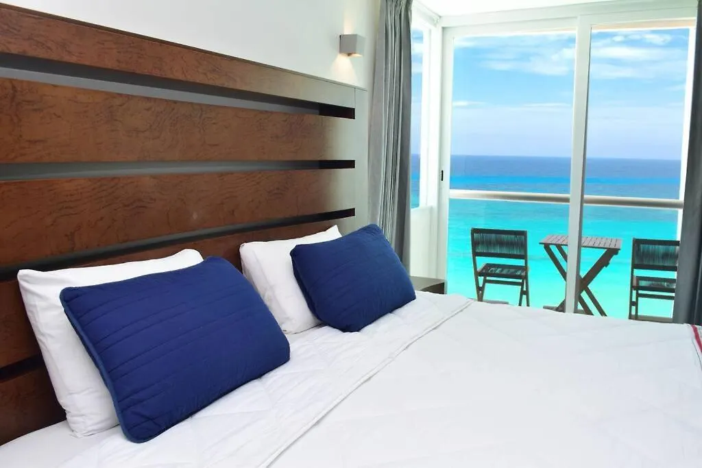 Hermoso Estudio Frente Al Mar, Balcon, Gym 3504 Cancun 0*,