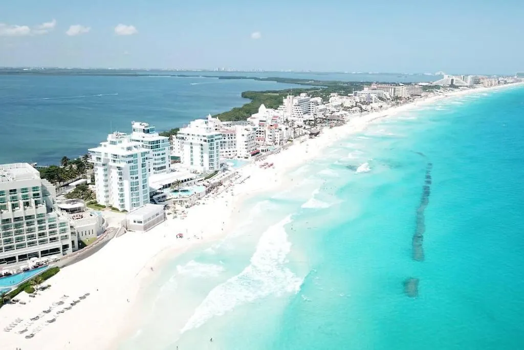 Hermoso Estudio Frente Al Mar, Balcon, Gym 3504 Cancun